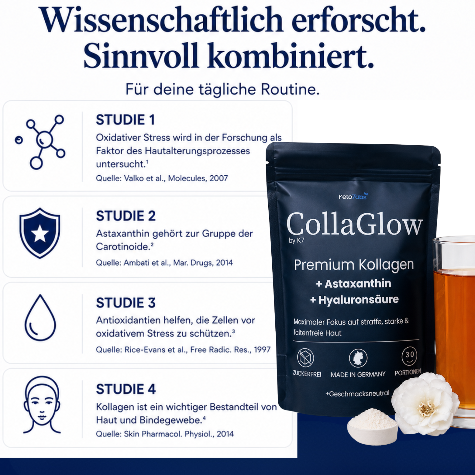 CollaGlow 30 Tage Haut & Gelenk Regenerations-Kur