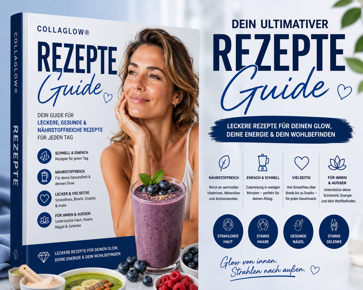 20 Glow-Rezepte Deluxe Edition — CollaGlow® Smoothie-Guide